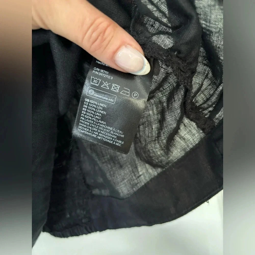 H&M  Linen Top - Picture 6 of 7